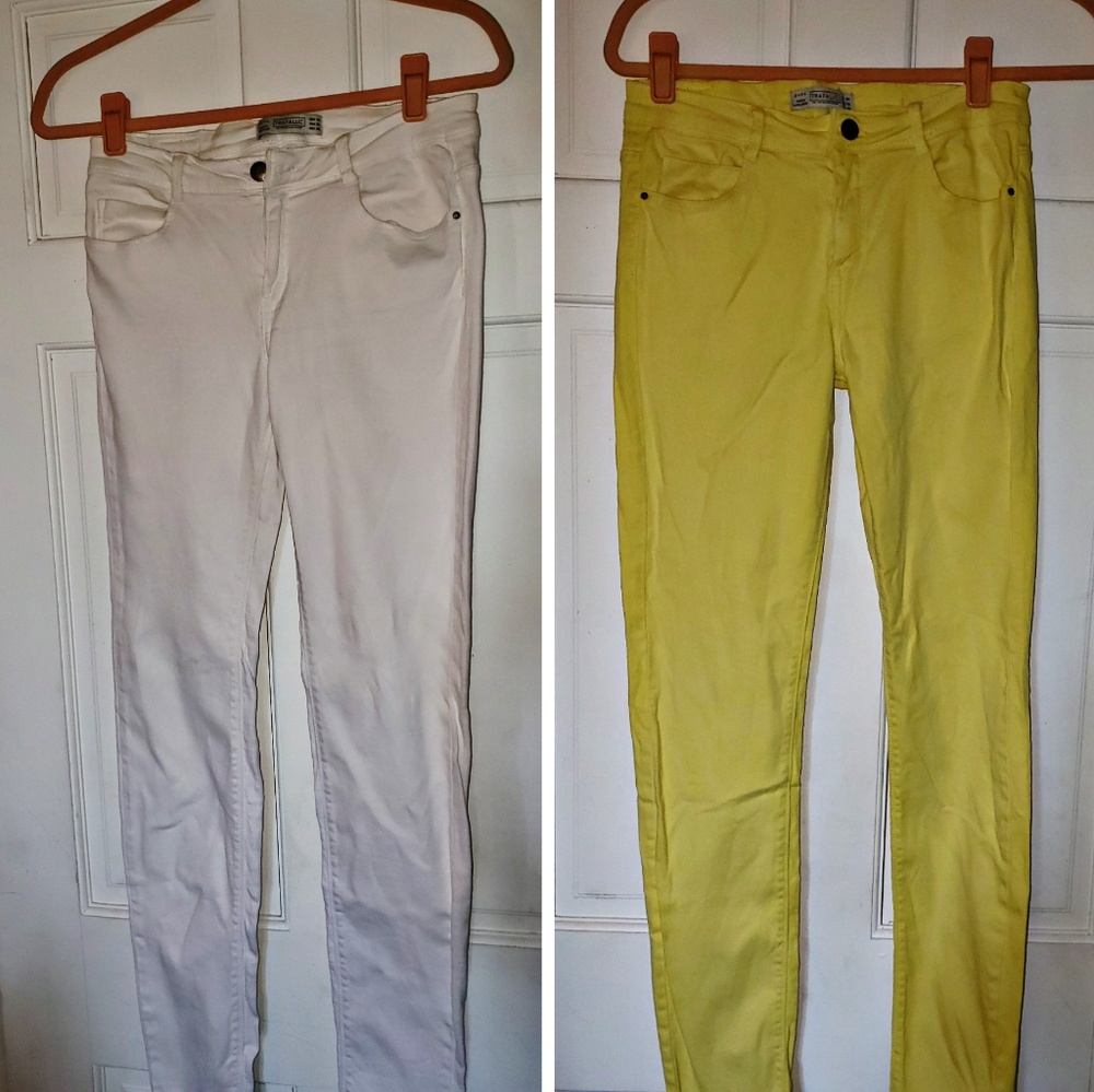 3 pair of Zara skinny jeans